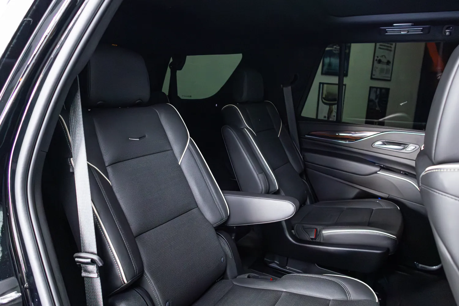 Cadillac Escalade second-row captain's chairs