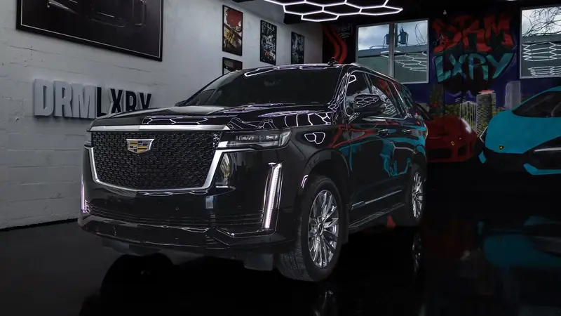 Black Cadillac Escalade rental in Miami