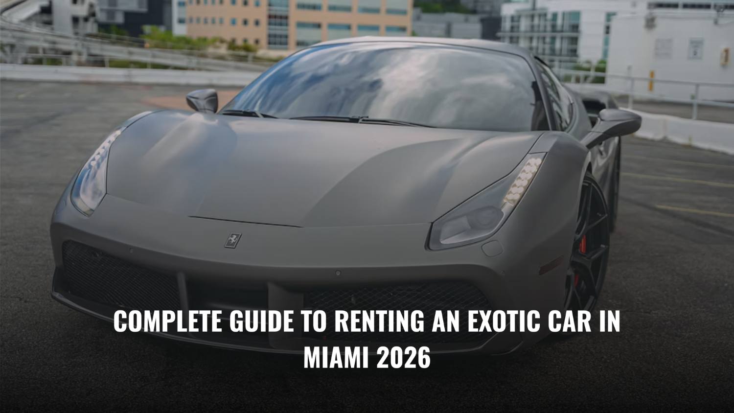 Exotic car driving experience near me