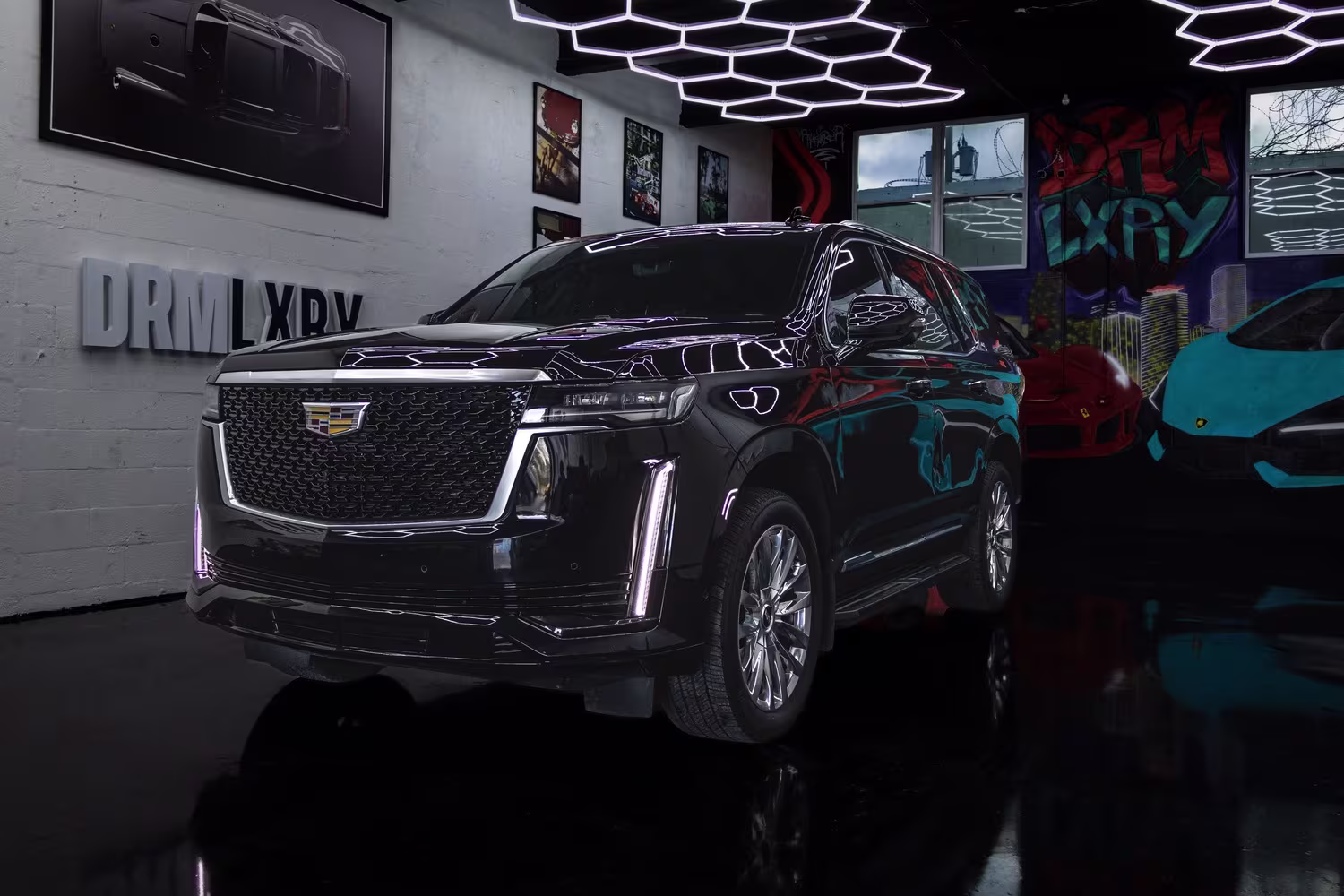 2023 Black Cadillac Escalade Rental