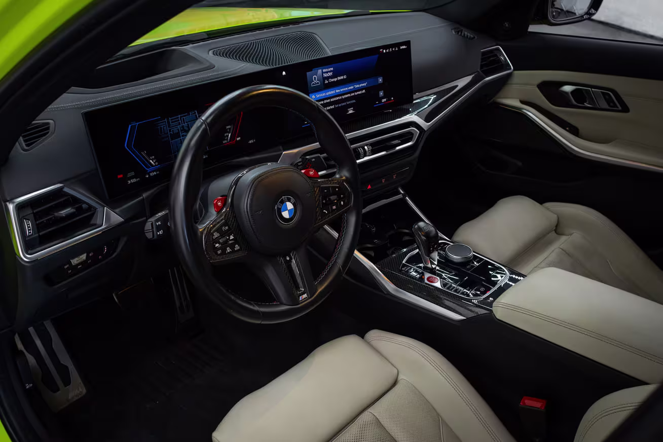 BMW M3 Interior